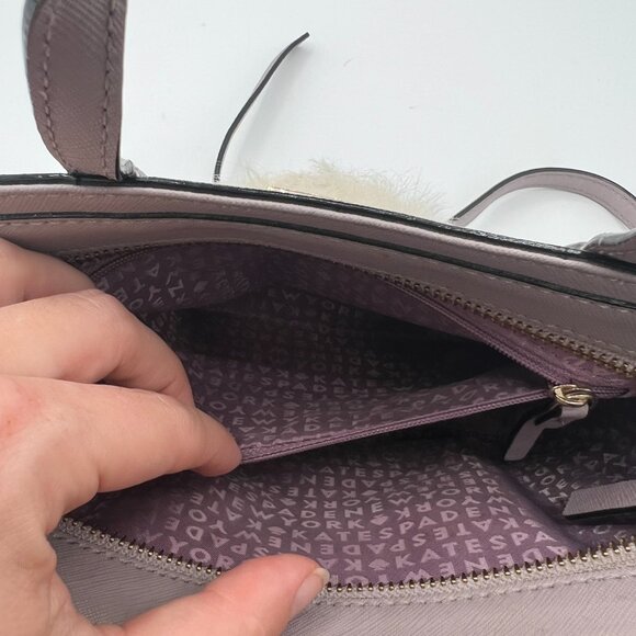 Kate Spade New York Bunny Crossbody Satchel – Gray - Picture 7 of 10